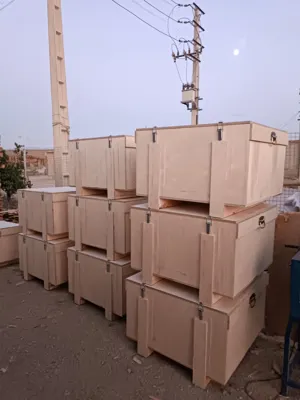 ساخت انواع جعبه چوبی باکس وپالت