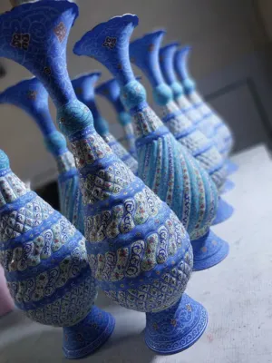 آموزش تضمینی نقاشی میناکاری روی مس