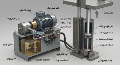 بالابر چرخ خودرویی 12 متری