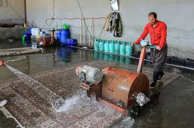 کیفیت بالای استفاده از مواد شستشوی در قالیشویی سروش در اصفهان