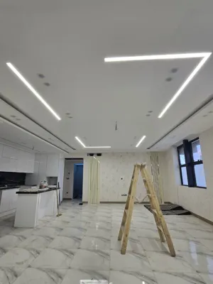 اجرای نورپردازی سالن پذیرایی