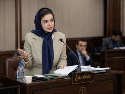 دفاع وکیل شیوا صالح در دادگستری