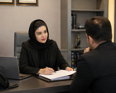 مشاوره با موکلین