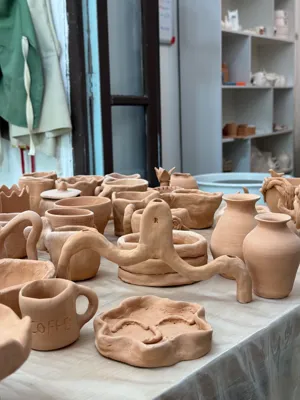 کارگاه سفال دستساز در اصفهان