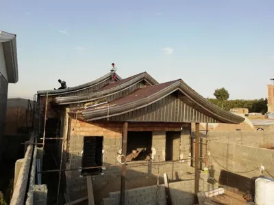 اجرای سقف شیروانی