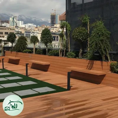 طراحی و اجرای روف گاردن در تهران