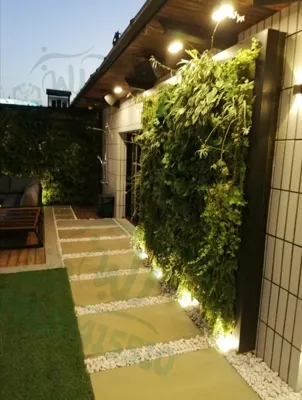 اجرا و طراحی فضای سبز و گرین وال تهران