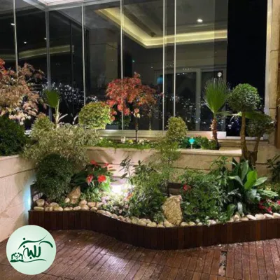 طراحی اجرای چمن رول طبیعی محوطه سازی تهران