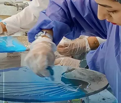 آموزش حرفه ای رزین شرق تهران