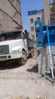تخريب ساختمان در تهران