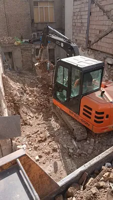 تخريب ساختمان در تهران