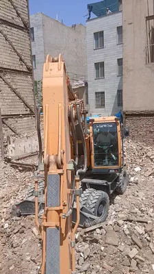 تخريب ساختمان در تهران