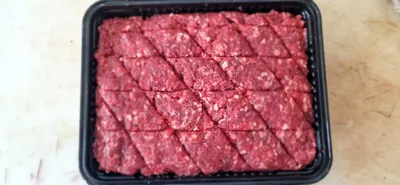 گوشت چرخی مخلوط گوساله و گوسفندی
