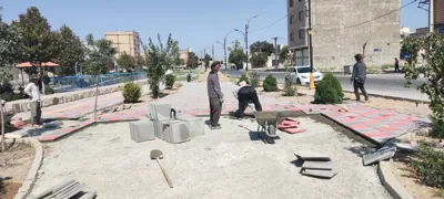 ساخت محوطه پارک ساحلی تهران