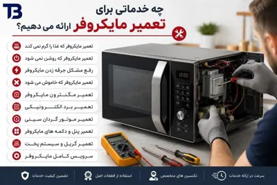 خدمات تعمیرکار مایکروفر در اصفهان