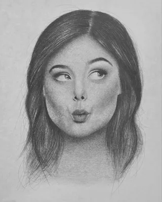 طراحی چهره با مداد در ملکشهر