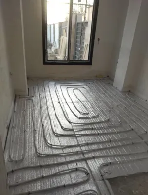 انجام کار گرمایش‌ کف

