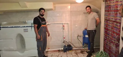 سرویس و بررسی قطعات پمپ آب ساختمان
