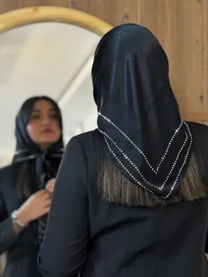 روسری کوپرا نگین دار