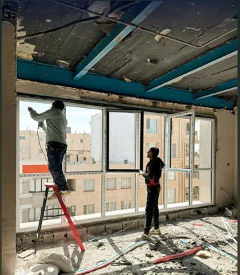 نصب و تعمیر درب و پنجره دوجداره نیشابور