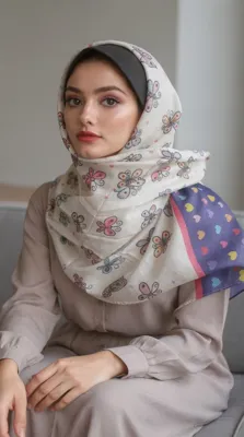خرید شال نقاب دار