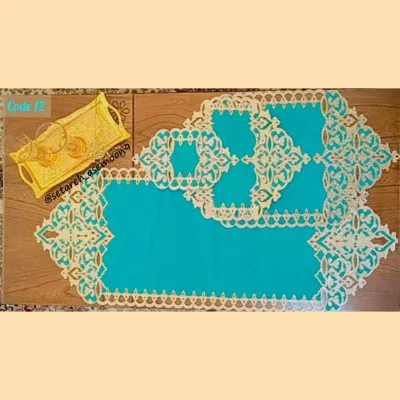 رانر آبی فیروزه ای