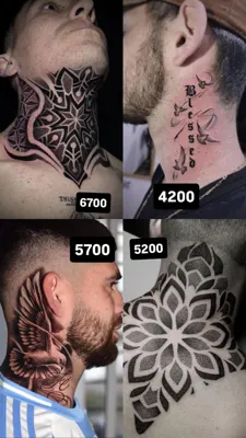 تتو پشت گردن مردانه اصفهان