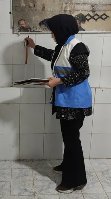 بررسی وضعیت آب آشامیدنی و انجام کلرسنجی
