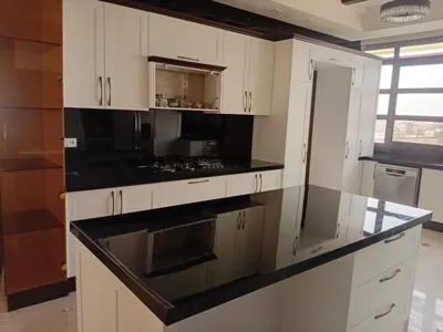 سنگ مصنوعی کابینت سفیدمشکی