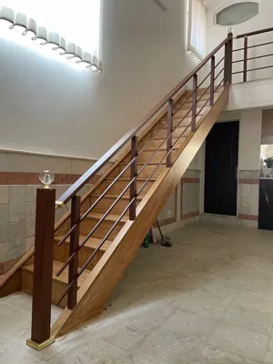 نرده چوبی در قم