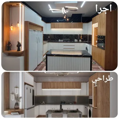 طراحی و اجرای کابینت در یزد