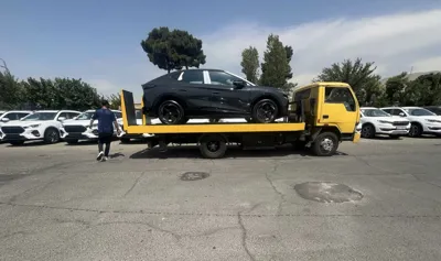 کفی خودروبر غرب تهران