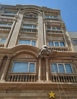 نور پردازی نما ساختمان در مشهد