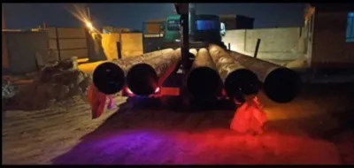 جرثقیل برازجان لوله جدار