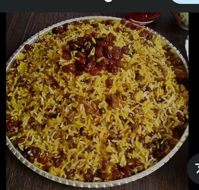 عدس پلو_1000000 ریال
روزهای یکشنبه و چهارشنبه
توضیحات : یک پرس 350 گرم