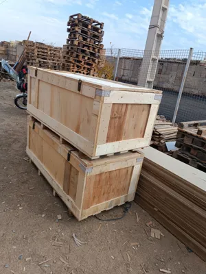 ساخت انواع جعبه چوبی باکس وپالت